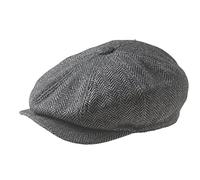 Béret Peaky Blinders en molleton laine - Gris - Small