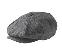 Béret Peaky Blinders en molleton laine - Gris - XX-Large