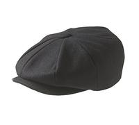 Béret Peaky Blinders en molleton laine - Noir - X-Large