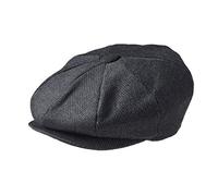 Béret Peaky Blinders en molleton laine - Noir - XX-Large