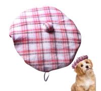Béret pour chien | Bonnet pour chiot français - Béret d'artiste français pour chiots et chats avec bande réglable