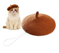 Béret pour chien - Bonnet réglable pour artiste français | Béret pour chat, pour fête, cosplay, bal masqué, vacances, théâtre, festival, célébration, spectacle de scène, réunion de famille