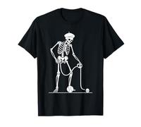 Béret Squelette de pétanque mesurant des Boules françaises Amusantes T-Shirt