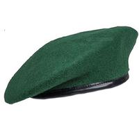BERET VERT 100 % PURE LAINE ,57,Vert