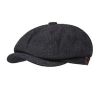 Béret - Vintage Tweed - Peaky Blinders - Noir - Homme - Automne/Hiver
