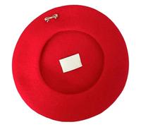 Bérets élégants pour occasions formelles avec nœud papillon pour adulte - Style décontracté et formel - Dôme d'événement quotidien - Accessoires de fête - Rouge