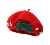 Bérets pour Femmes - Couvre-chef en Nœud Chaud de Style Vintage,Bonnet Chaleureux de Noël pour Artistes | Pour la Fête d'Hiver, le Costume, les Vacances, Thanksgiving, la Tenue du Nouvel An et le Cosp