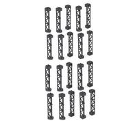 Berfaset City Rails de ville - Kit d'extension de rails de ville - Kit de traction - Accessoires - Blocs de serrage compatibles avec le leader du marché (20 pièces de support à quatre coins)