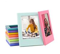 Berfea Album Photo Cadres Photo Magnétiques Réfrigérateur Autocollants pour 3 pouces Film compatibles avec Fujifilm Instax Mini 99 12 11 9 8 7S 25 50 90 40 Snap/Zip/Z2300 Caméra, Lot de 10