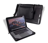 Berfea Housse de protection compatible avec HP Probook 450 G8/G9 15,6 pouces pour ordinateur portable avec support de transport rigide, sac à bandoulière sac à main