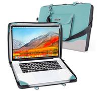 Berfea Housse de protection pour ordinateur portable Dell 16" Pro Max 16, Pro 16 Plus, MC16250, PC16250, PC16255, PC16250, PB16255, DB16250, DB16255, DB06250, DC16251, DC16250 Sac à bandoulière, Vert