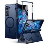 BERFY Coque pour Z Fold 6 avec protecteur d'écran, [compatible avec MagSafe] Béquille intégrée, fente pour stylo S et protection de charnière, coque intégrale antichoc pour Samsung Galaxy Z Fold 6