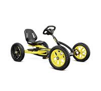 BERG Buddy Cross | Kart à pédales dès 3 Ans | Design Sportif | Pneus Tout-Terrain Robustes | Siège réglable | Conduite Stable et sécurisée | Idéal pour l’extérieur