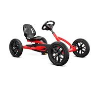 BERG Buddy Redster | Kart à pédales dès 3 Ans | Design Sportif Rouge | Pneus Tout-Terrain Robustes | Siège réglable | Conduite Stable et sécurisée | Idéal pour l’extérieur