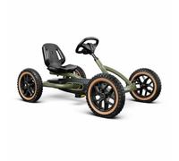 BERG Buddy Trail Gokart à pédale Vert | Véhicule pour enfant | À partir de 3 ans | Véhicule à pédale avec haute norme de sécurité | Pneus pneumatiques et roue libre