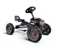 BERG Buzzy Police | Kart à pédales Enfant 2 Ans | Pneus EVA Ultra-Silencieux Anti-crevaison | Siège réglable | Transmission directe | Stabilité sûre 4 Roues pour Jouet extérieur