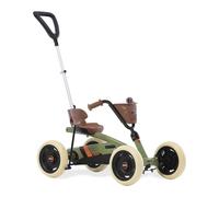 BERG Buzzy Retro 2-en-1 : Kart à Pédales avec Barre de Poussée Ajustable