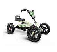 BERG Buzzy Vert | Kart à pédales Enfant 2 Ans | Pneus EVA Ultra-Silencieux Anti-crevaison | Siège réglable | Transmission directe | Stabilité 4 Roues sûre pour Jouet extérieur premières Sorties