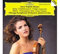 Anne-Sophie Mutter / James Levine – Berg : Concerto pour violon · Rihm : Le Temps chanté – CD