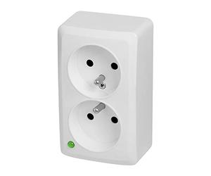 BERG Double-prise avec terre n/t 2x2P+Z 16A 3743-00 elektro-plast nasielsk 5902431694931