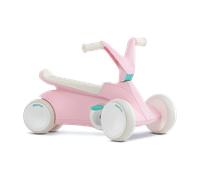 BERG GO² Rose Porteur voiture pour 10 à 30 mois avec pédales pliables