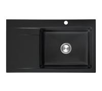 Berg Grazia évier en céramique 86x51 cm noir BRZ19C11P