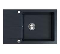 Berg Hobart évier en granit 78x50 cm gris/graphite/onyx BRQ1411AXL