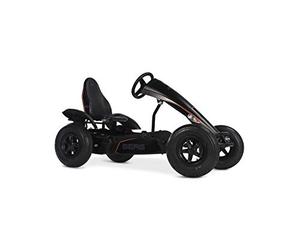BERG Kart à pédales avec XXL-Frame Black Edition | Go-Kart pour Enfants, Karting avec Sìege Réglable et Roue Libre, Jouets d'enfants a partir de 5 Ans