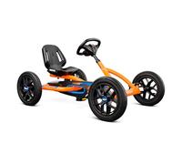 BERG Kart à pédales Buddy B-Orange | 3-8 ans, cadre robuste, selle réglable, volant réglable