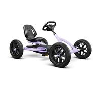 BERG Kart à pédales Buddy | Violet, 3-8 ans, cadre robuste, selle réglable, volant réglable