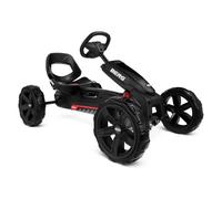 BERG Kart à pédales Reppy Rebel | Noir, 2-5 ans, cadre robuste, selle réglable, volant réglable