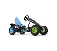 BERG Kart à pédales XL X-ITE BFR Bleu/Vert | dès 5 ans, frein BFR (avant, arrière, freinage), cadre en acier robuste, selle réglable, essieu oscillant stable