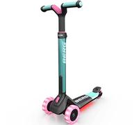 BERG Nexo Trottinette d'équilibre pour Enfants de 2 Ans, Pliable et Portable, Trottinette Trois Roues Légère avec Réglage en Hauteur, Frein à rétropédalage, Roue et Pont LED