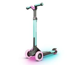 BERG Nexo Trottinette d'équilibre pour Enfants de 2 Ans, Pliable et Portable, Trottinette Trois Roues Légère avec Réglage en Hauteur, Frein à rétropédalage, Roue et Pont LED