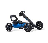 BERG Pédale Gokart Reppy Roadster, Véhicule pour Enfant avec sécurité optimale, Soundbox dans Le Volant, Jouet pour Enfants de 2,5 à 6 Ans 24.60.04.00 Bleu