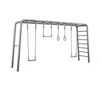 BERG PlayBase Extra Large Green + Active Set, 2 balançoires, trapèze & anneaux