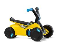 BERG Porteur GO² SparX | Jaune, 10-30M ans, évolutif, volant pour pousser, silencieux