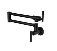 Berg Pot Filler mitigeur de cuisine murale noir 830135B