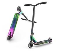BERG Proxus X1 - Trottinette Freestyle légère pour Enfants et Ados - Stunt Scooter Robuste avec Deck en Aluminium - pour Skatepark et Tricks extrêmes - Neochrome