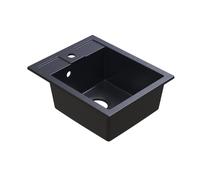 Berg Solo évier en granit 50x40 cm noir-gris/graphite/onyx ZHB14103