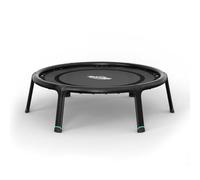 BERG Trampoline de fitness 110 - Pliable - Pour la force, le cardio et le yoga - Charge maximale : 120 kg - Cadre en magnésium léger - Diamètre : 110 cm - Noir