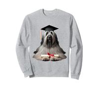 Bergamasco Casquette de remise de diplôme Motif chien berger Sweatshirt