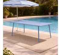 Bergame table de jardin 10-12 places 234cm bleue