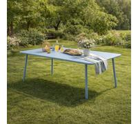 Bergame table de jardin 8-10 places 200cm bleu