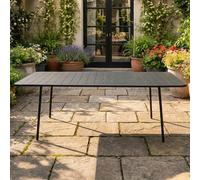 Bergame table de jardin 8-10 places 200cm gris foncé
