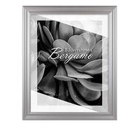 Bergamo Cadre photo 59,4 x 84 cm DIN A1 en argent mat en bois MDF avec vitre en verre synthétique antireflet