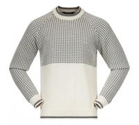 Bergans - Alvdal Wool Jumper - Pull en laine mérinos - XL - vanilla white / solid dark grey