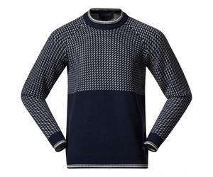 Bergans - Alvdal Wool Jumper - Pull en laine mérinos - XXL - navy blue / vanilla white