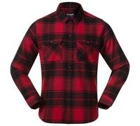 Bergans - Nordmarka Flannel Shirt - Chemise - M - red/black check