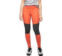 Bergans of Norway Fløyen Outdoor Tights Women Brick/solid Charcoal Taille: L | Leggings de sport Outlet | Femme | Le Noir